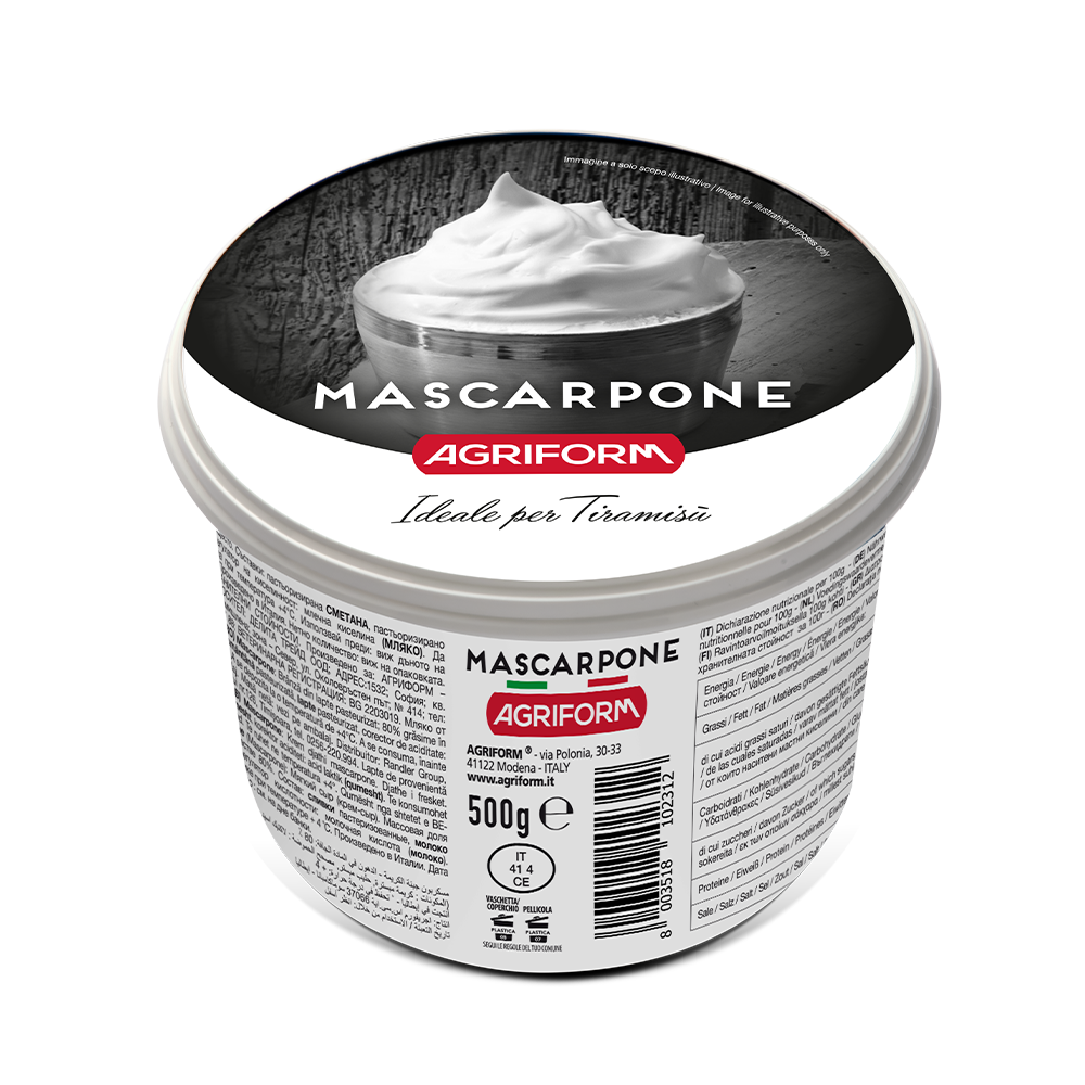 Mascarpone in vaschetta da 500g